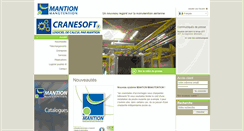 Desktop Screenshot of mantion-manutention.com